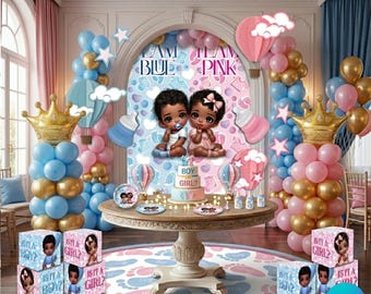 Gender Reveal Baby Shower Party Dekorationen Bundle | Team Junge Team Girl