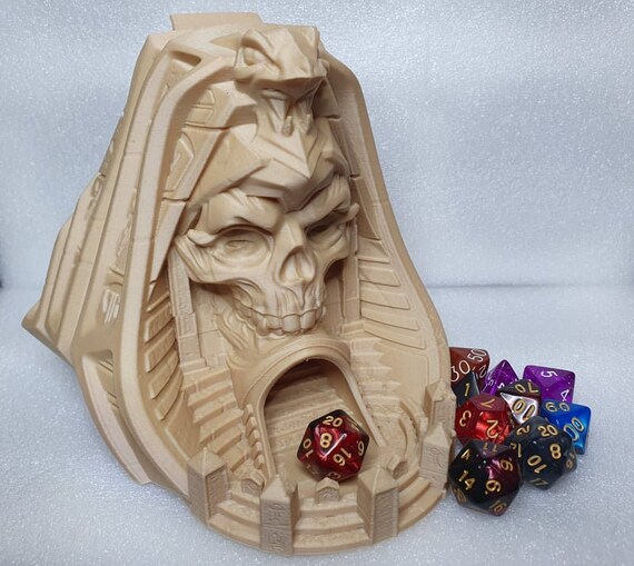 Pharoah Skull Dice Tower Txarli Factory Etsy UK