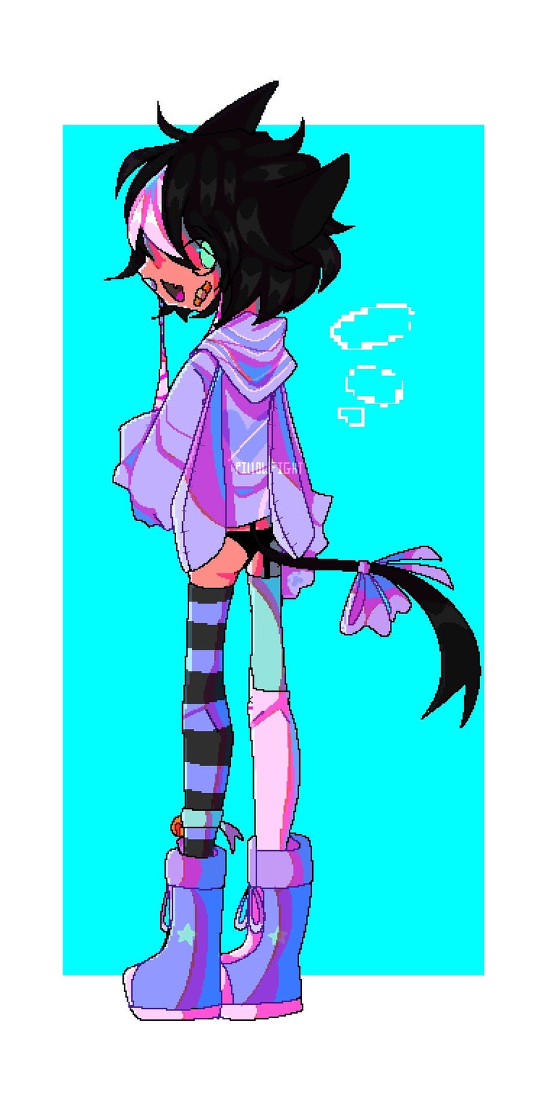 Furry/human Digital Pixel Art Commissions - Etsy Australia