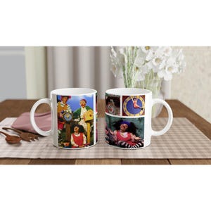 El gran y cómodo sofá - Taza de cerámica de 11 oz de Loonette&#39;s World