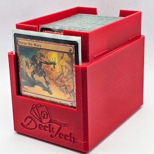 Magic The Gathering 3D Printed Double Sleeved Commander Deck Vault