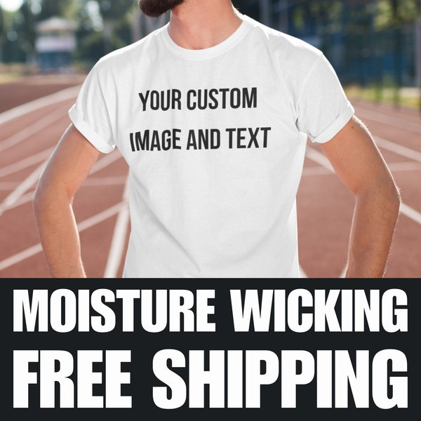 Moisture Wicking Custom Shirts Etsy
