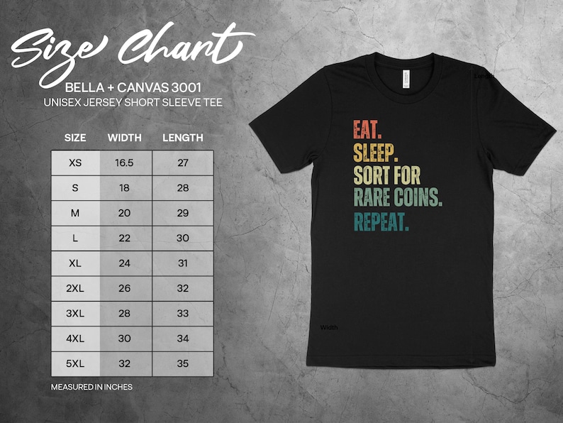 Eat Sleep Coin Sorting Repeat T-Shirt, Funny Coin Collecting Tee, Rare Coins Collector Shirt, Numismatist Hobby Gift, Coin Lover Top image 5