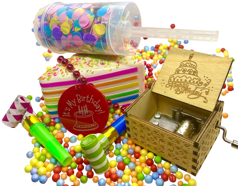 Birthday Surprise Explosion Box Etsy