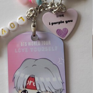 BTS LOVE YOURSELF Keychain
