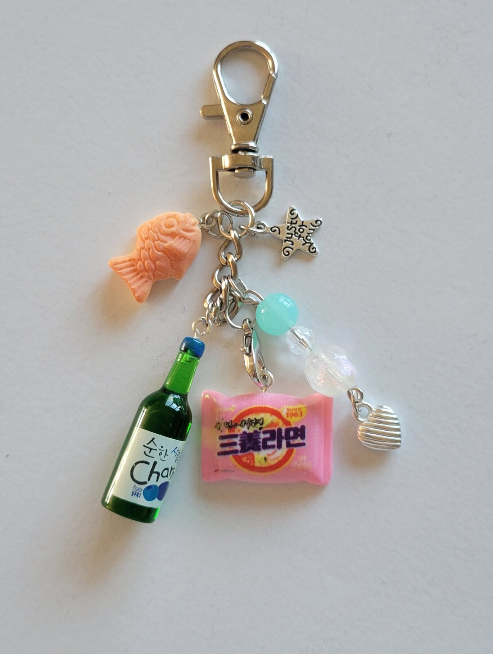 KOREAN SOJU,SNACK Keychain - Etsy
