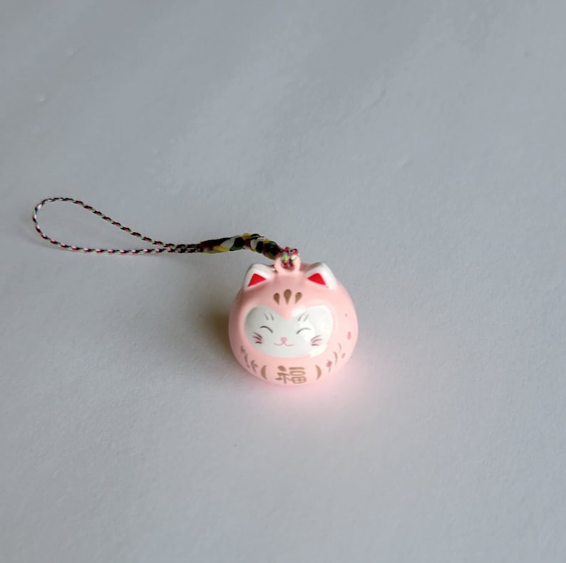 Lucky Cat Phone Charm Etsy