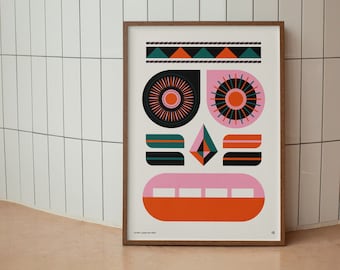 Design poster "Graphic Tribe" by Bolle