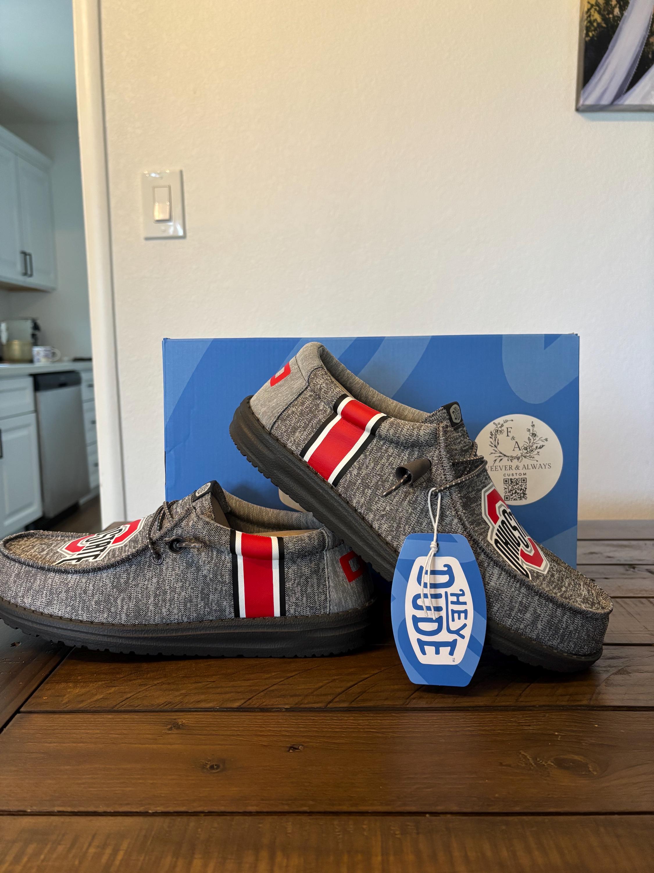 Custom Ohio Dude Shoes - Perfect Christmas Gift, Gift for  display picture 2