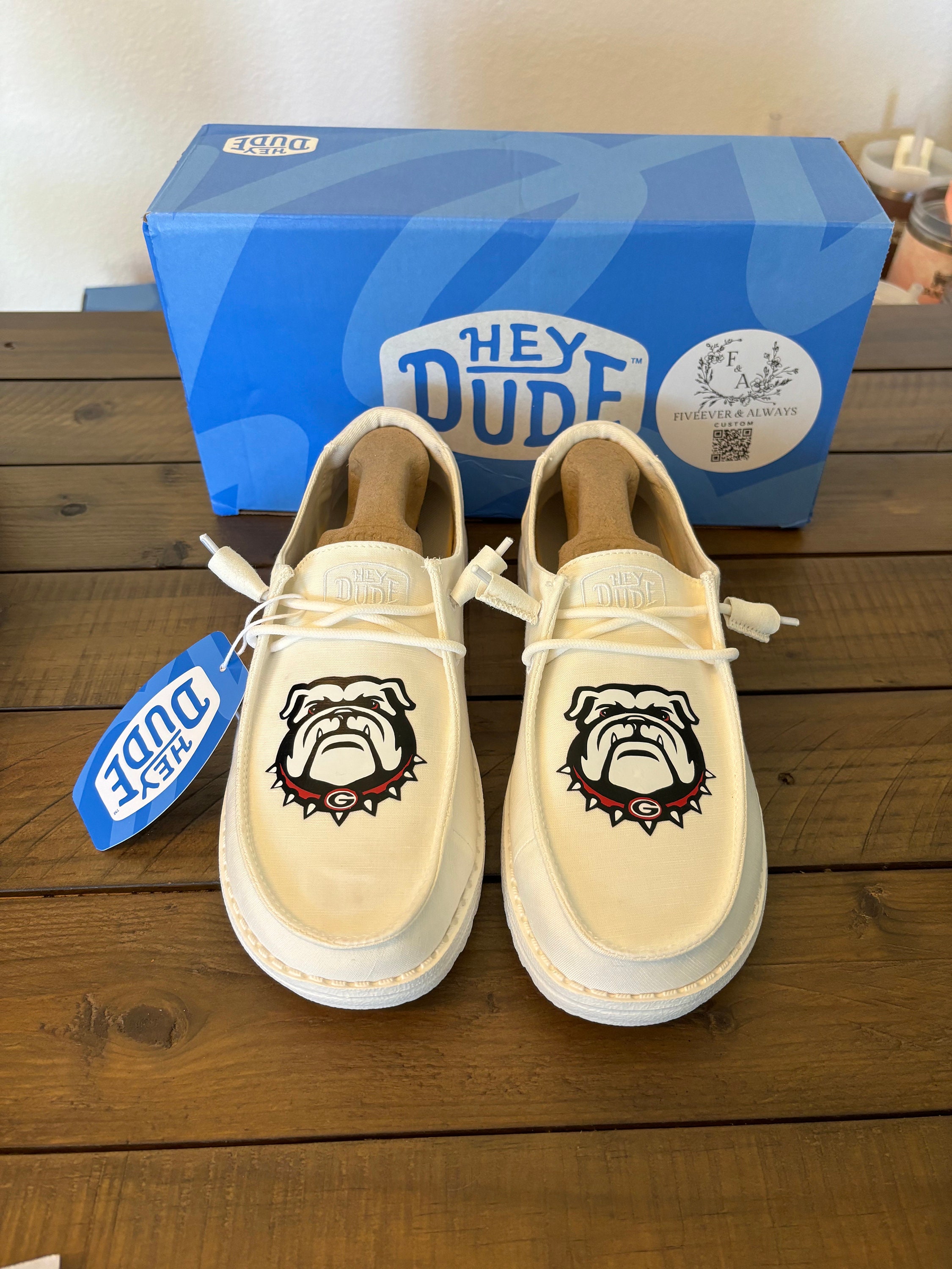 Custom UGA Hey dudes Custom Ga Bulldog Hey Dudes - Etsy main image 4
