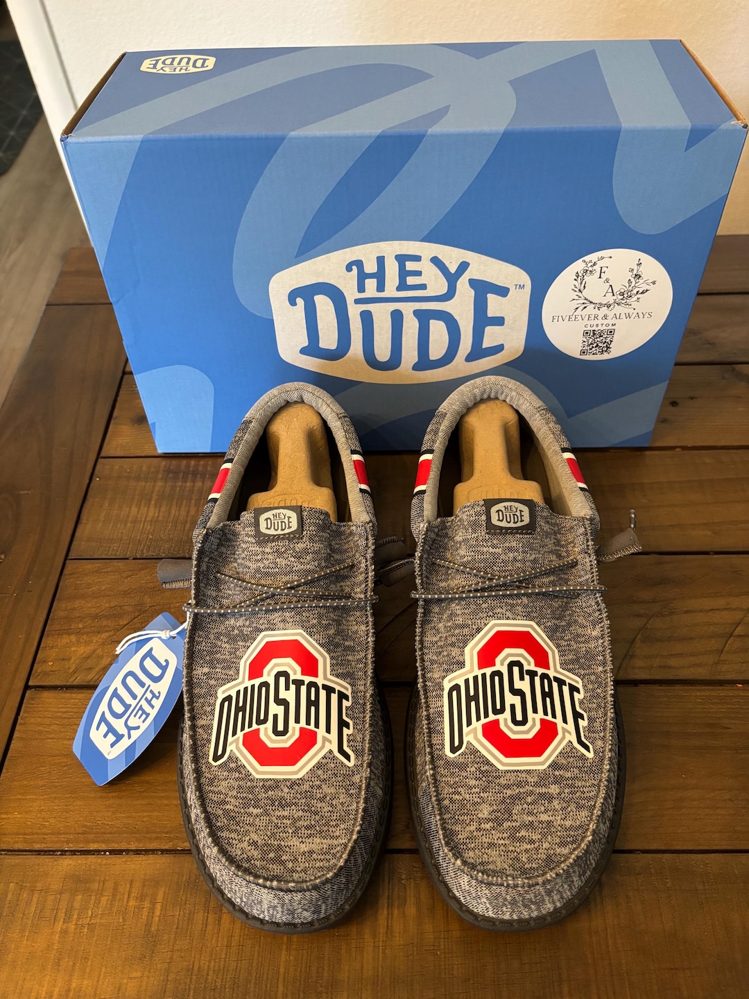 Custom Ohio Dude Shoes Perfect Christmas Gift, Gift for Him