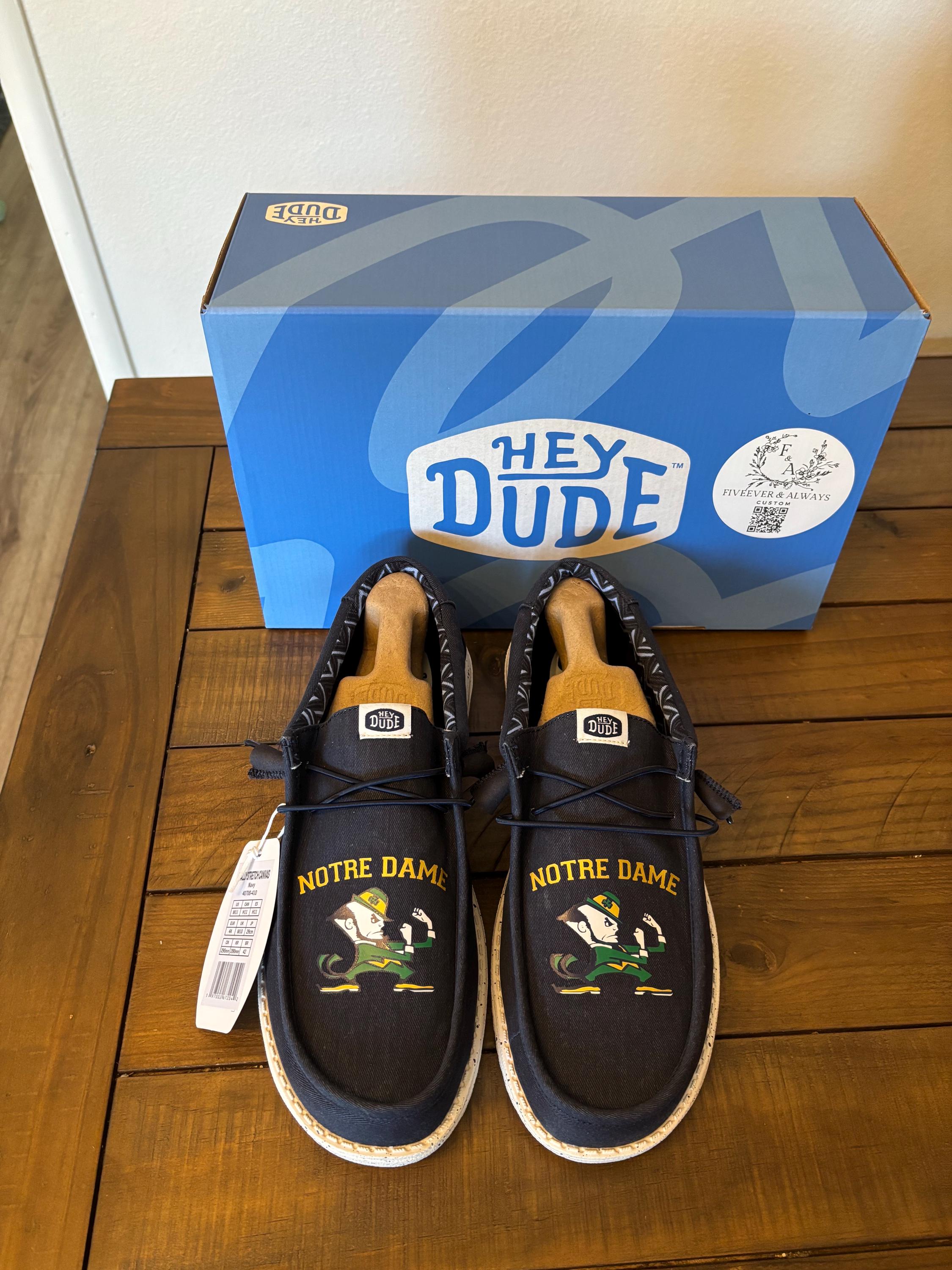 Fighting Irish ND Dude Shoes - Perfect Christmas Gift, Gift  display picture 1