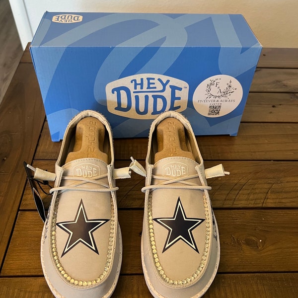 Personalized Sports Team Bling Dude Shoes - Perfect gift for her, mothers day gift, Christmas gift, birthday gift, anniversary gift, & more
