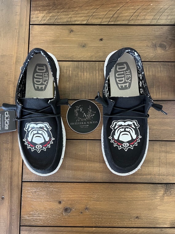 Custom Bulldog Dude Shoes - Perfect Christmas Gift, Gift for  display picture 2