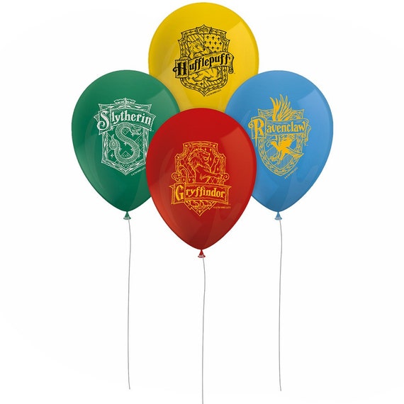 Harry Potter Hogwarts Houses Globos Pack de 8 Colores Surtidos