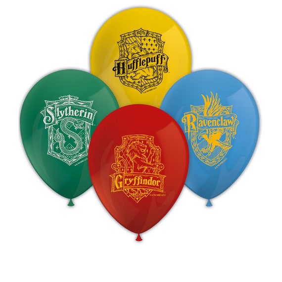 8 Assorted Hogwarts Houses Balloon (30 cm) - Harry Potter for parties and  birthdays