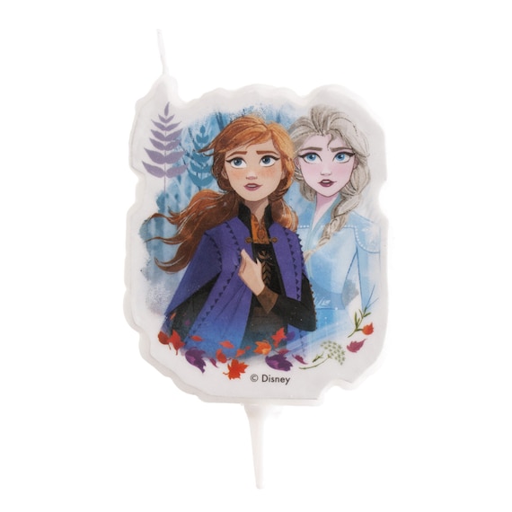 Birthday Candle Frozen Anna and Elsa Tortendeko Birthday | Etsy