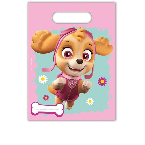 Party Bags Paw Patrol Skye 6 Pieces Party Bags for Children s