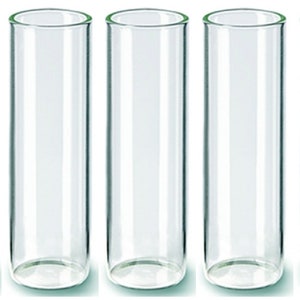 Test tubes with flat bottom, various sizes, glass, set of 5 image 10