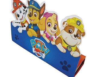 8 Einladungskarten & Umschläge Paw Patrol 2018 Papier 16 x 21 cm