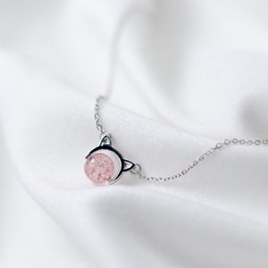 Cat Necklace And Earrings Set, Cat Lovers Gift, Cat Mom Necklace, Silver 925 Necklace, Pet Lovers Jewelry, Cat Earrings, Gifts for Her
