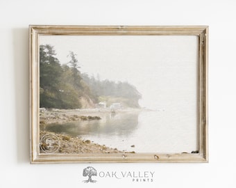 Whidbey Island Art Print: Moody Coastal Landscape Photography