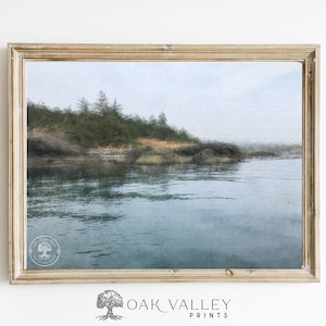 Moody Coastal Art Print: San Juan & Whidbey Island Giclée Print
