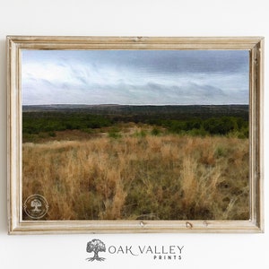 West Texas Ranch - Texas art print - High Plains - western wall art - cowboy art print - ranch art print - Texas art print - horizontal