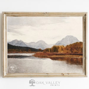 DRUCKBAR | Grand Teton National Park, Wyoming, Oxbow Bend, Jackson Hole Wandkunst, Herbst Wohnkultur, Tetons Wandkunst, Tetons Wohnkultur