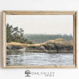 Whidbey Island Coastal Art Print: Pacific Northwest Landscape