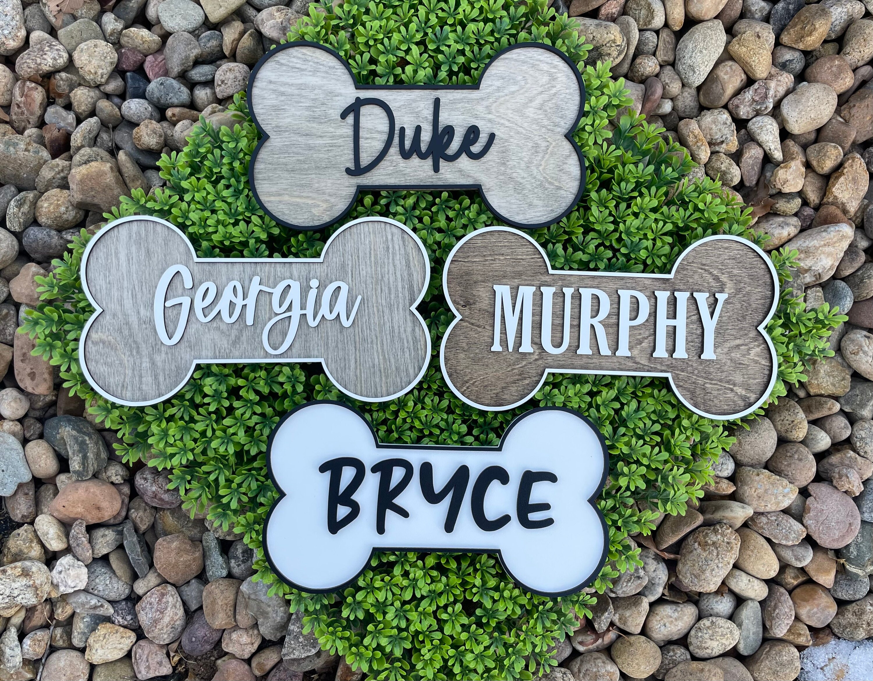 Custom Dog Name Sign Dog Decor Wall Sign Modern Dog Etsy
