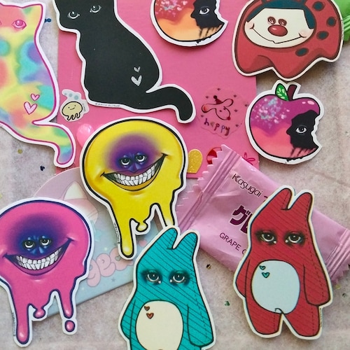 Weirdcore Sticker Lorem Ipsum Cat Etsy