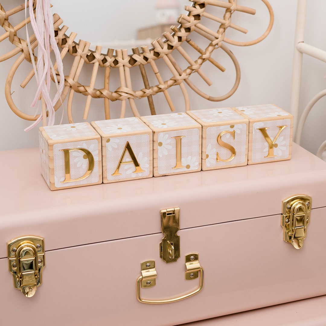 Personalised Wooden Name Blocks / Custom Name Blocks / Personalised