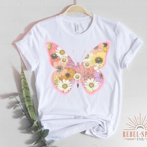 Butterfly PNG, Hippie PNG, Boho Sublimation, Retro Png, Popular ...