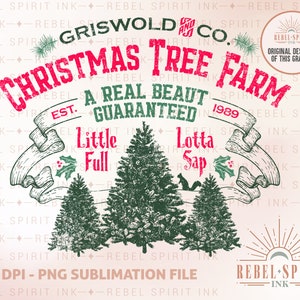 Griswold Christmas Tree Farm , Clark Griswold PNG, Christmas Movie PNG, Christmas Png, Merry Christmas Png, Digital Download
