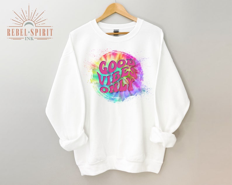 Good Vibes Only PNG Hippie PNG Retro PNG Tie Dye Png - Etsy