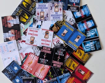 Freida McFadden Miniature Book Covers | Dollhouse Library, BookTok Display (Digital Download)