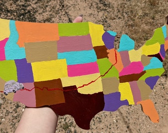 Mapa de la ruta 66