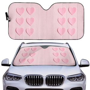 Rosa Fahrzeug-Sitzbezüge für Auto für Frauen, Pink Faux Glitzer