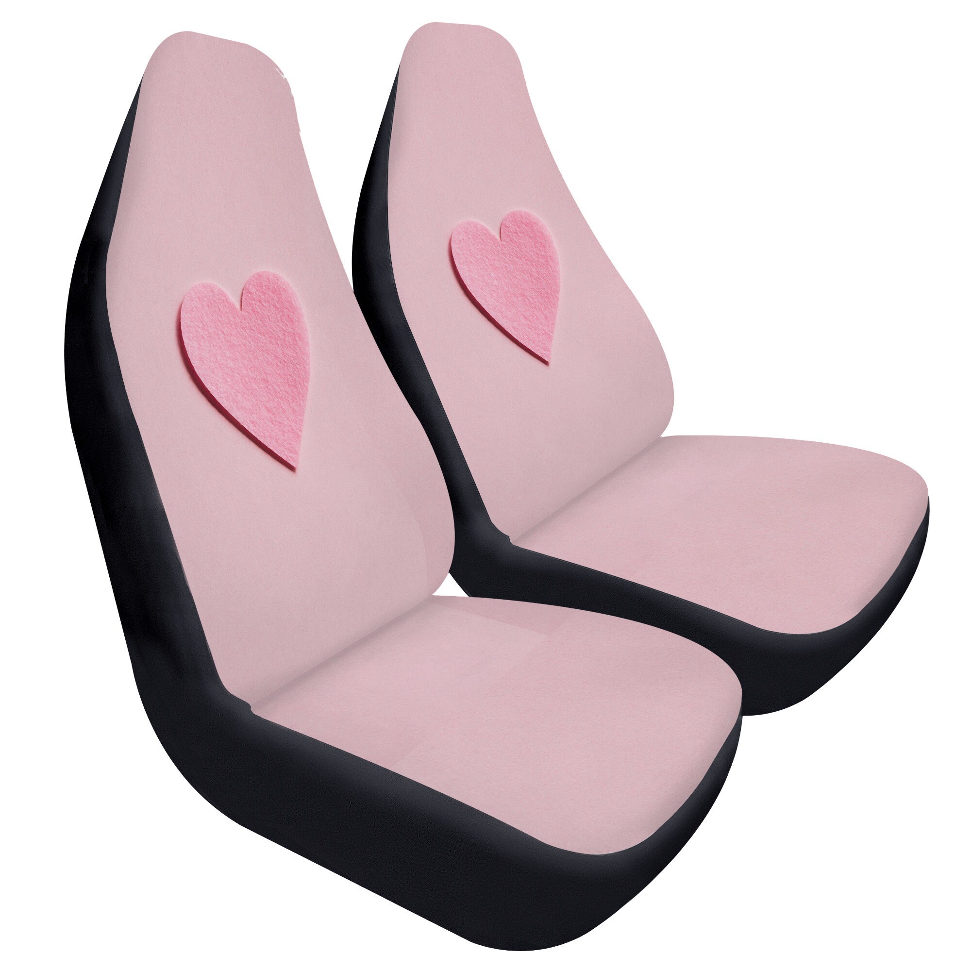 Pink Hearts Car Seat Cover