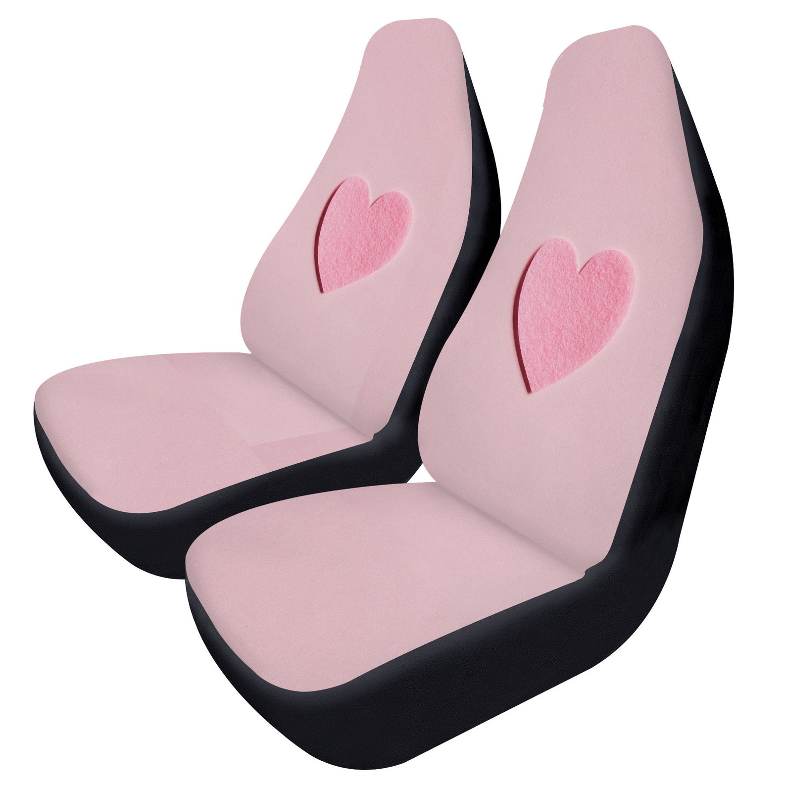 Pink Rose Floral Pattern Print Car Seat Covers