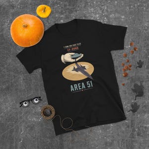 Area 51 Shirt, Groom Lake UFO Graphic Tee, CF-0066 Alien Legend Case File T-Shirt