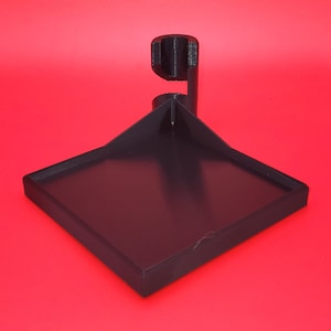 Square grow tent pole bracket.