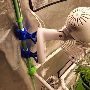 Grow tent fan mount for Hurricane  Fits poles 16mm 19mm 22mm and 25mm