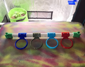 Grow Tent Kit-Horizontal Solo cup Pvc Bracket Kit 4 or 2-solocup options and 2 pole to pvc clamps