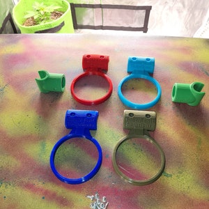 Grow Tent Kit-Horizontal Solo cup Pvc Bracket Kit 4 or 2-solocup options and 2 pole to pvc clamps image 3