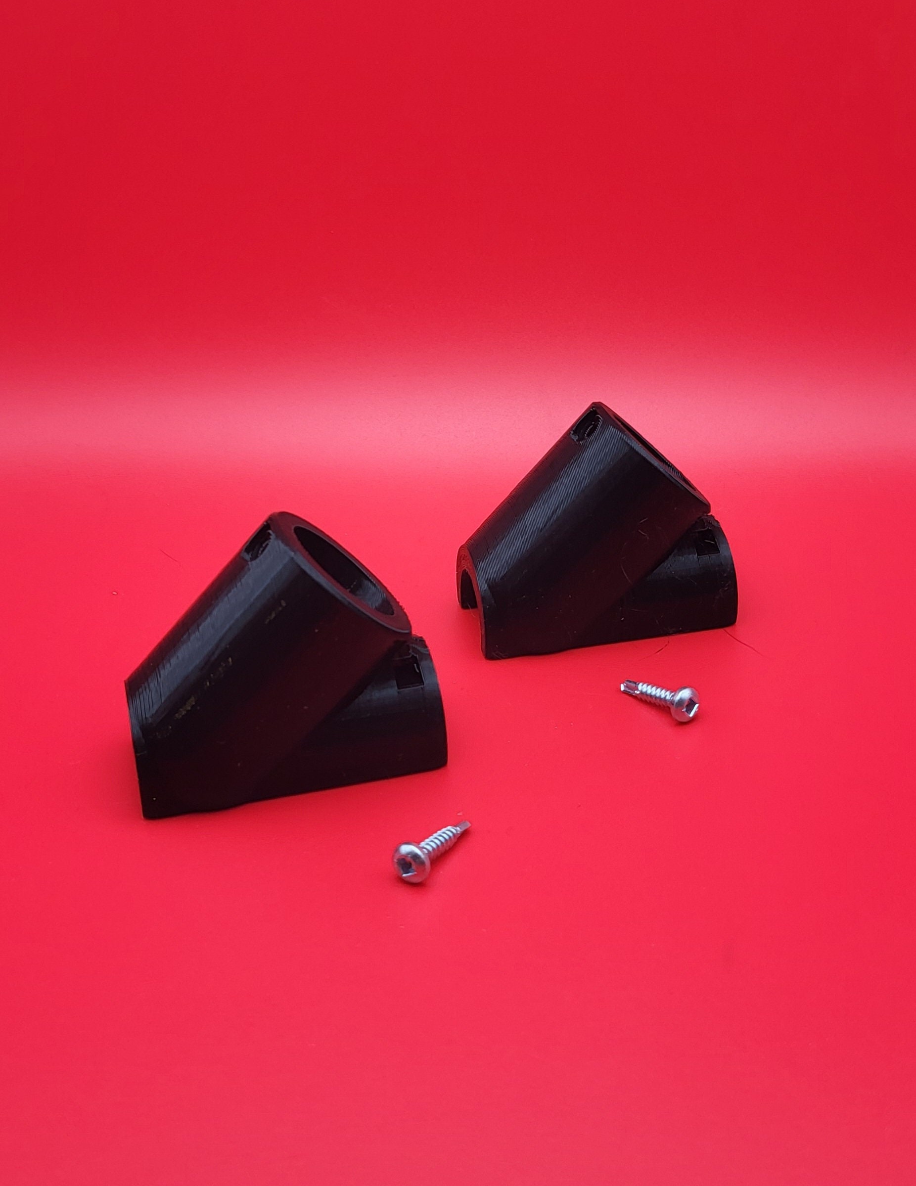 Scaffale Angolare Per Grow Tent - 8.9x8.9cm, Per Tubi Da 16mm, Bianco, 2 Pezzi