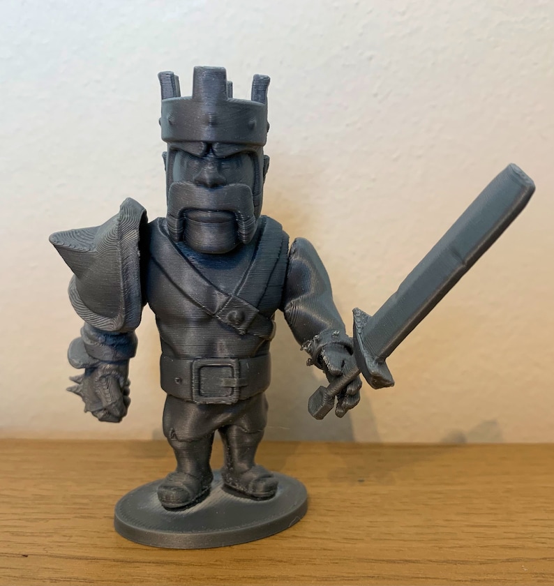 Barbarian King Model for Clash of Clans Replica Statue Etsy
