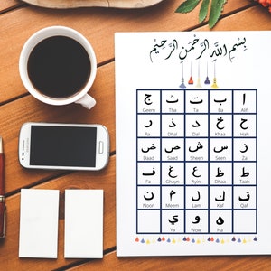 Arabische Buchstaben-Ablaufverfolgung | Quran Letter Tracing | Koran Alphabete