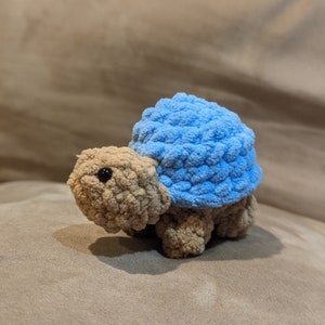 Crochet Amigurumi Mini Stuffed Animal Turtle Plushie Baby Toy